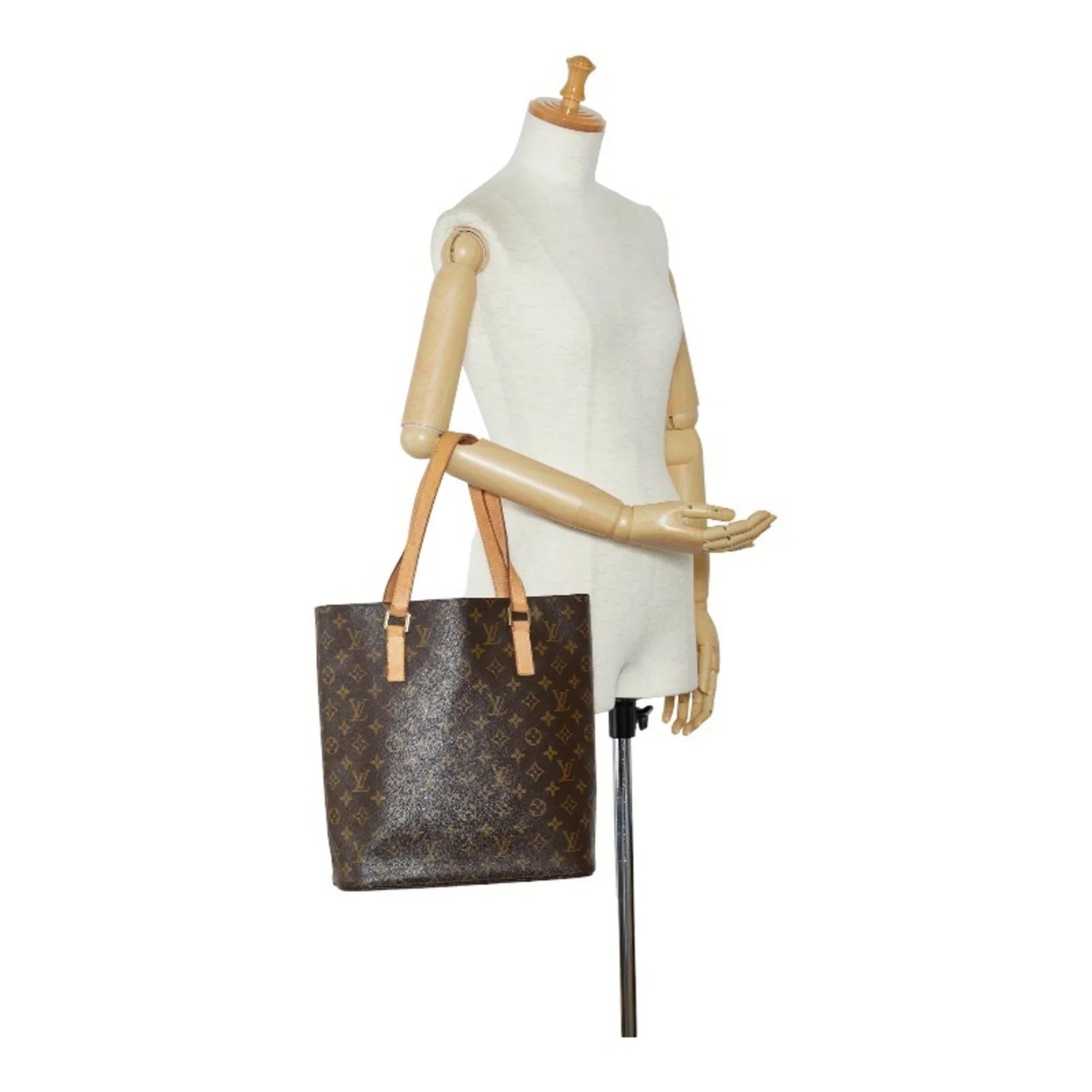 Pre-Owned Louis Vuitton Monogram Vavin GM Tote Bag Sizehoulder M51170 Brown PVC Leather Women's LOUISize VUITTON (Good)
