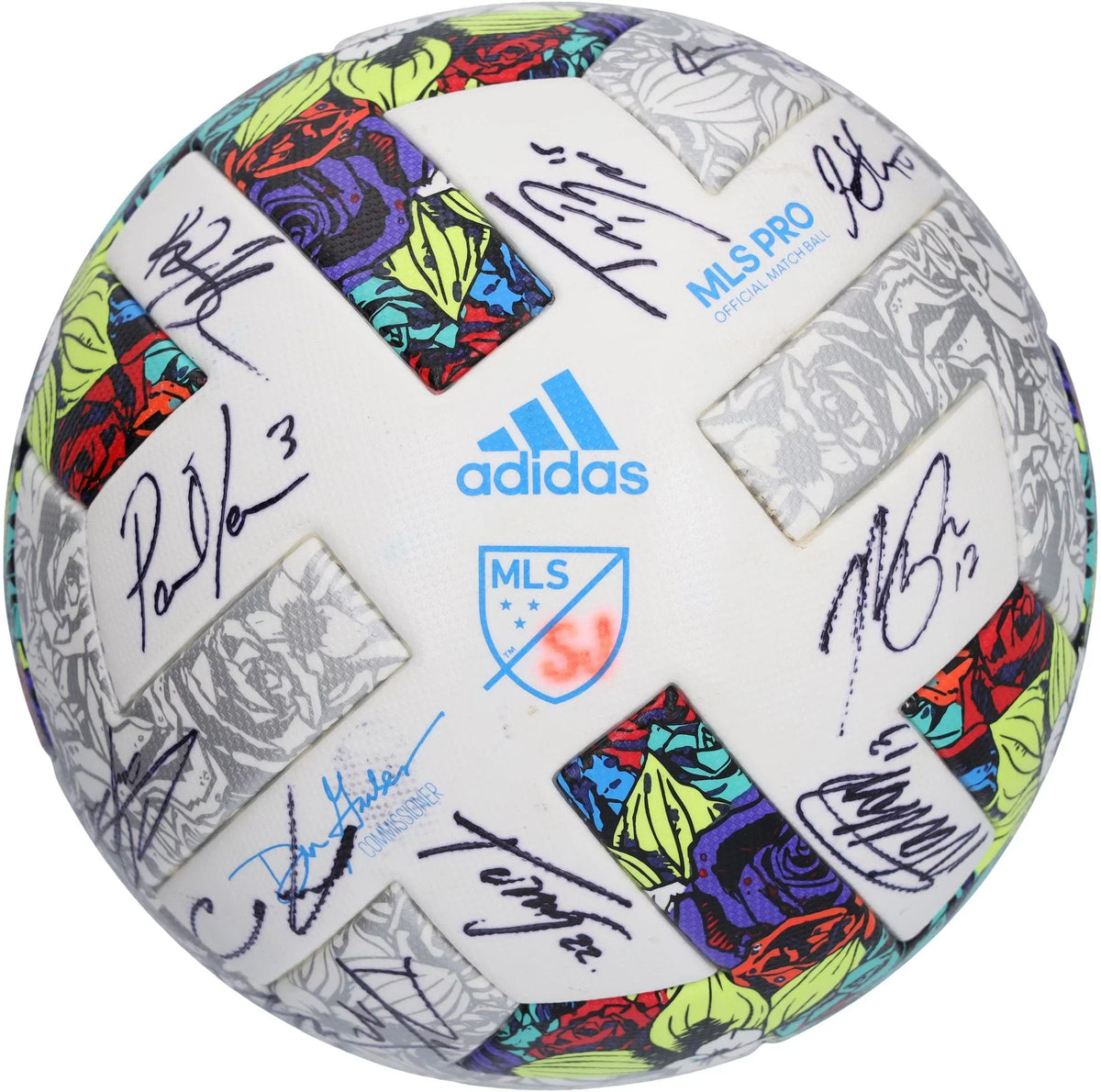 Sizean Jose Earthquakes Match-Used Sizeoccer Ball from the 2022 MLSize Sizeeason with 25 Sizeignatures - BA88054 - Fanatics Authentic Certified