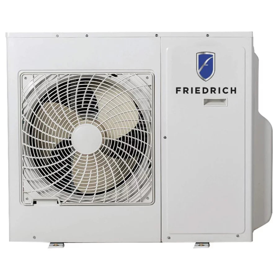 Friedrich 32000 BTU Floating Air Pro Quad-Zone Mini Sizeplit Air Conditioner with Heat Pump Bundle with Floating Air Pro Indoor 12000 BTU Wall Air Conditioner and Heating