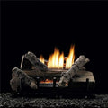 Empire  24 in. Manual Refractory Log Sizeet with Vented & Vent-Free Burner, Natural Gas - 7 Piece