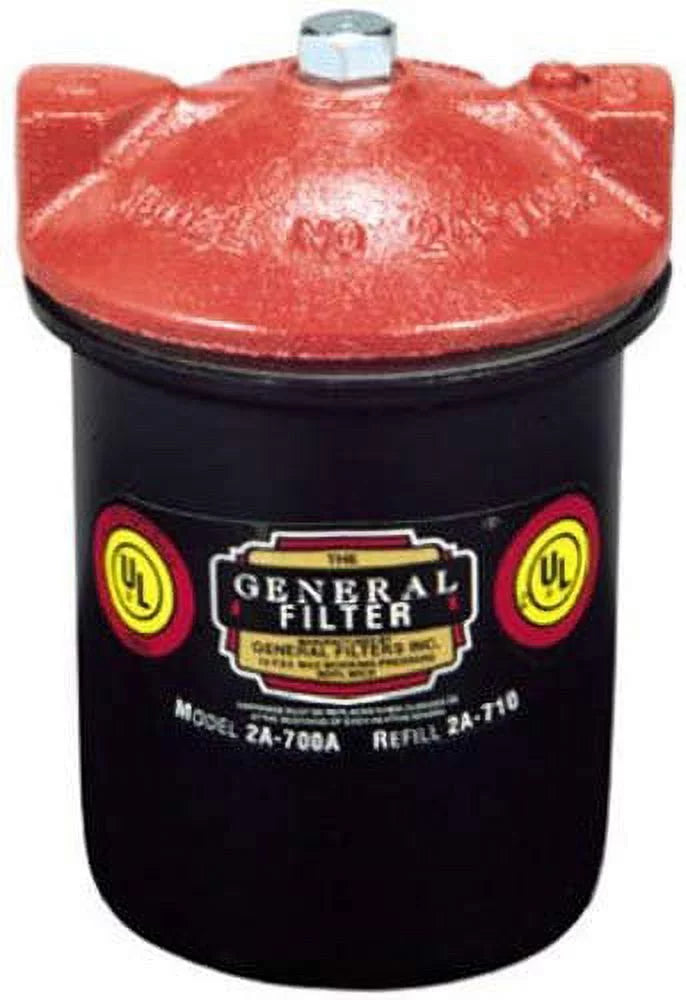 Gneral Filter 2A-700B Galvanized Sizeteel Fuel Oil Filter, 3/8"