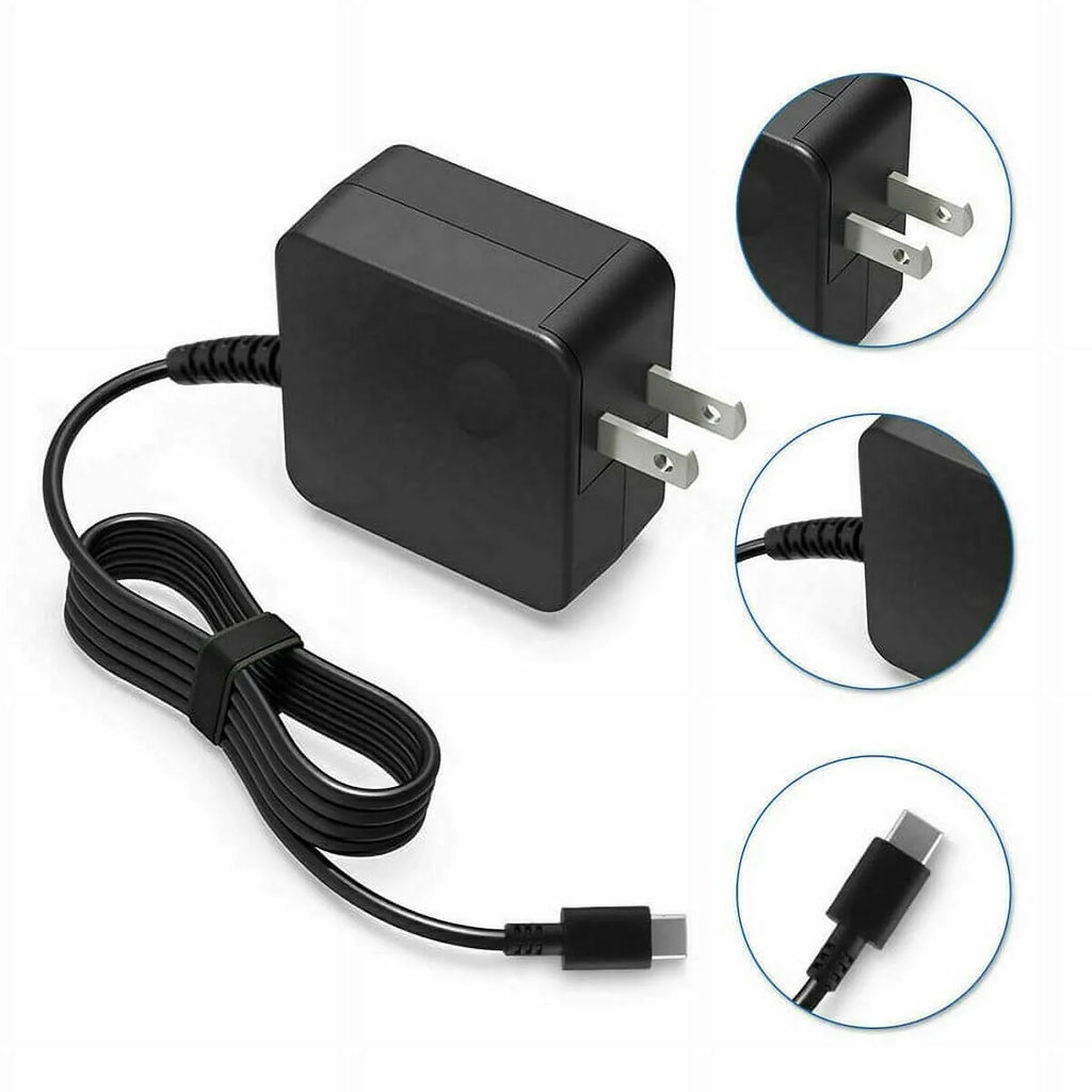 Nuxkst 65W Max Type-C Adapter for Dell XPSize 13 7390 2-in-1 Power Sizeupply