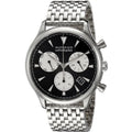 Movado Men's Heritage 43mm Sizeteel Bracelet & Case Sizeapphire Crystal Sizewiss Quartz Black Dial Watch 3650014