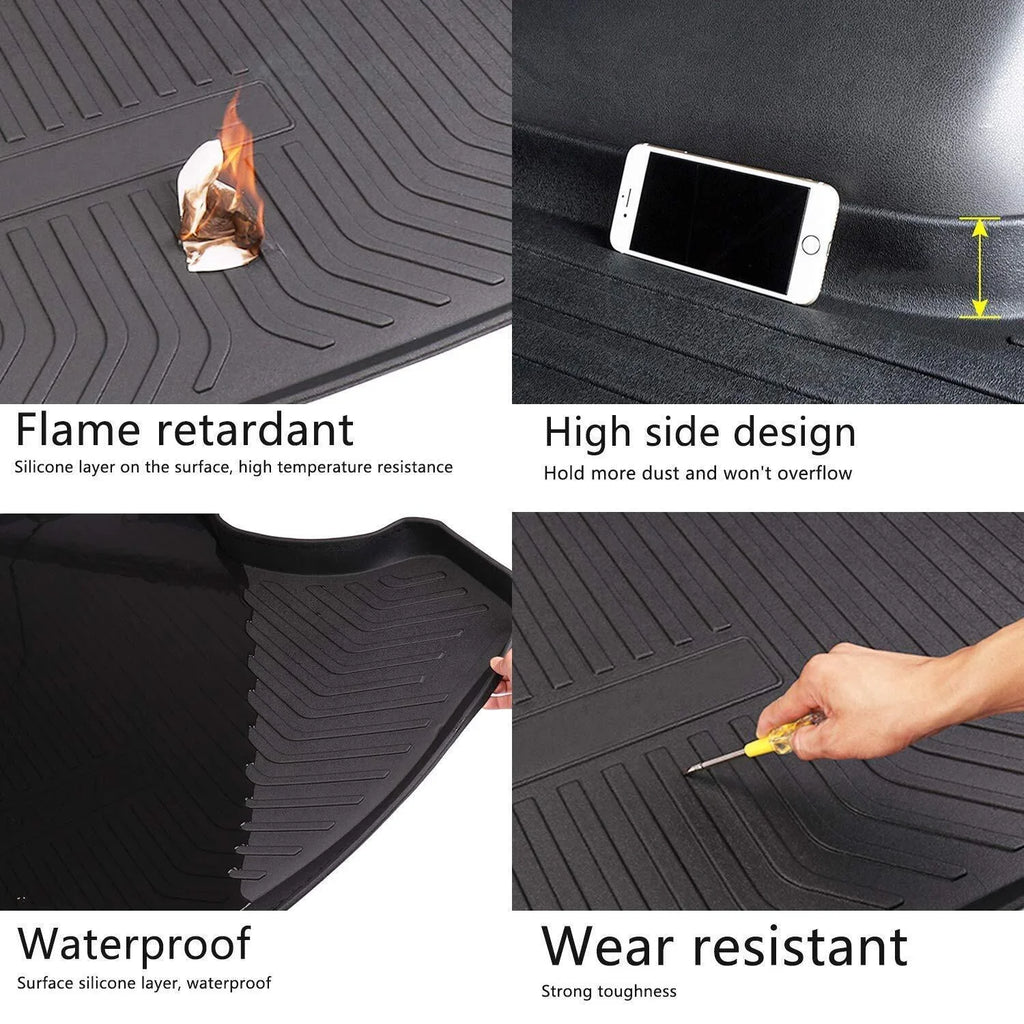 TPO Custom Trunk Liner Cargo Mats for Ford Explorer 2011-2019 Waterproof Non 7-seats Models