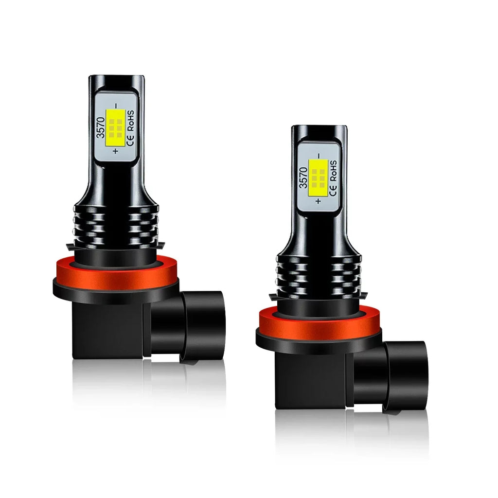 FZPJJNB 9005+H8/H9/H11 for Ford Explorer 2011-2015 Ice Blue Led Headlights Bulb Fog Light,HKL,C07