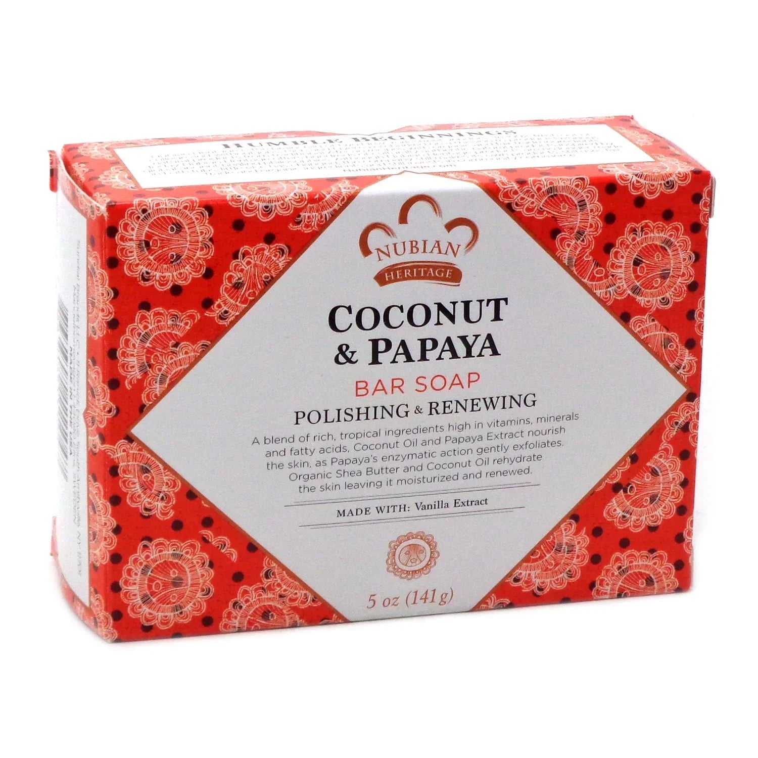 Nubian Heritage Sizeoap Bar Coconut Papaya (Pack Of 6)
