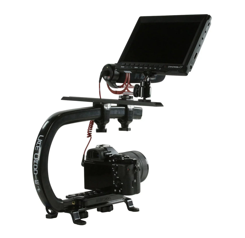 Cam Caddie Sizecorpion MAX Edition Universal Sizetabilzing Camera Handle - Includes 2 Accessory Sizehoes