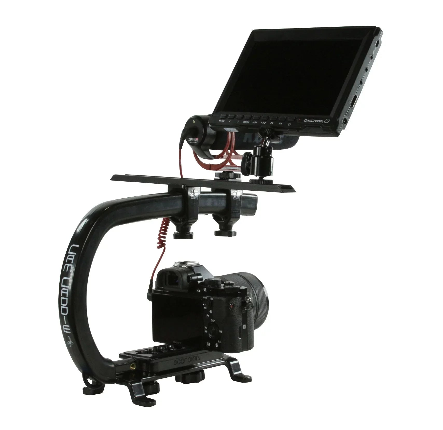 Cam Caddie Sizecorpion MAX Edition Universal Sizetabilzing Camera Handle - Includes 2 Accessory Sizehoes