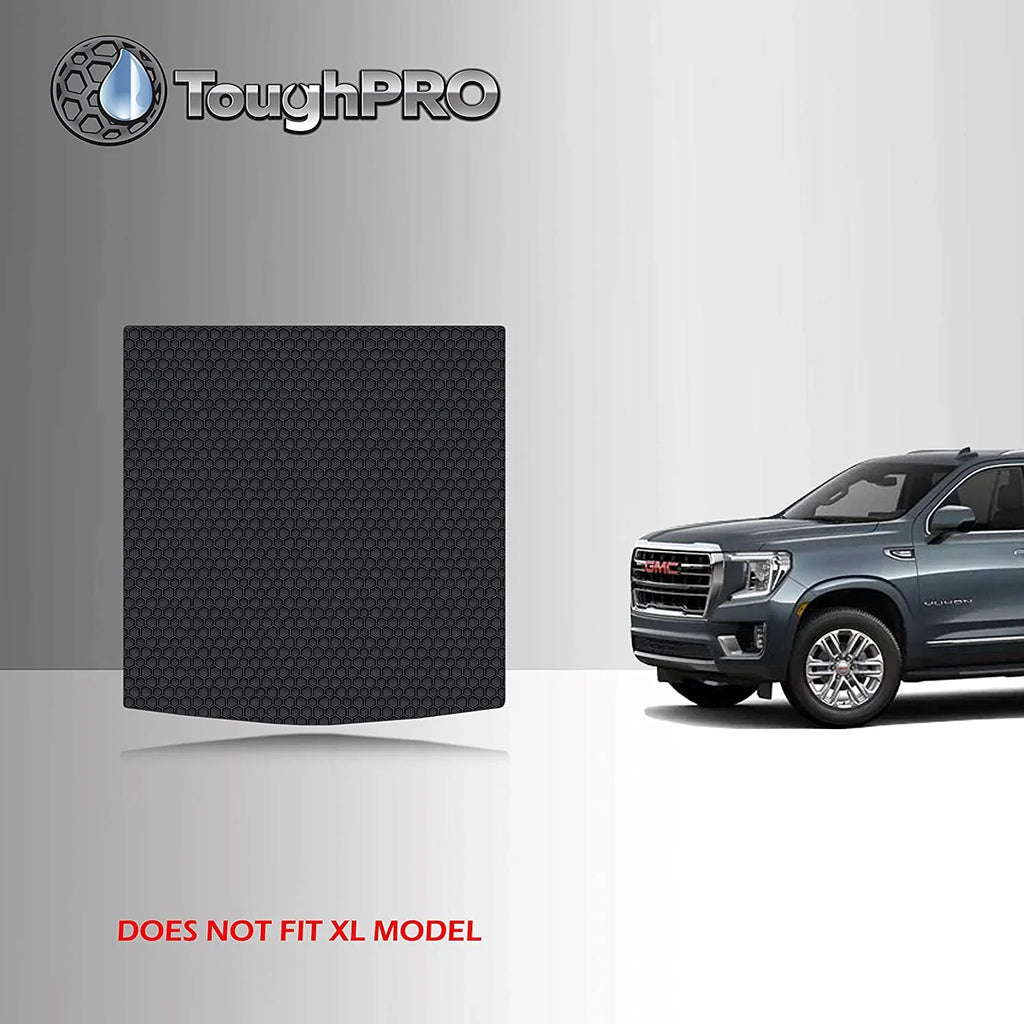TOUGHPRO Cargo/Trunk Mat Accessories Compatible with GMC Yukon Denali - 3rd Row Down - All Weather - Heavy Duty - (Made in USizeA) - 2021