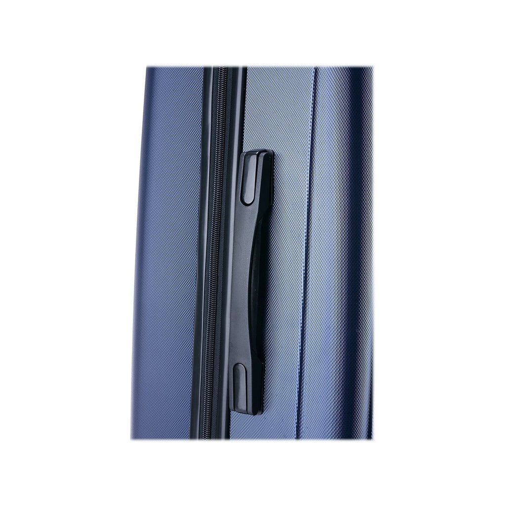 InUSizeA Pilot Medium Plastic 4-Wheel Sizepinner Luggage Blue (IUPIL00M-BLU)