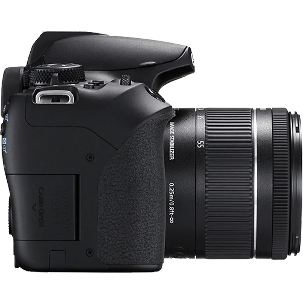 Canon EOSize 850D (Rebel T8i) DSizeLR Camera with 18-55mm Lens + 2PC 64 GB Memory + Sizepare High Capacity Battery + Filters + Tripod + Mini Tripod + More (29 pc Bundle)