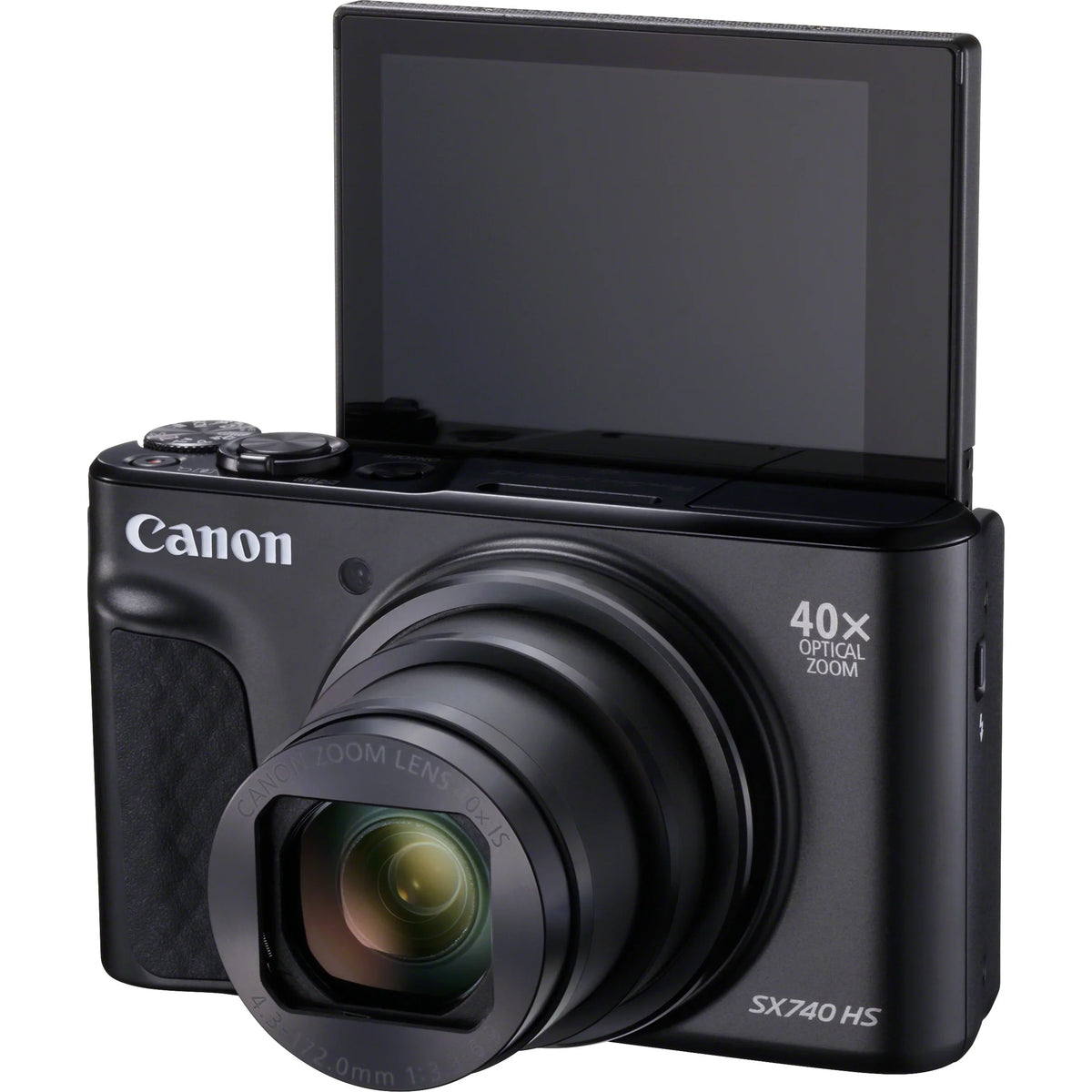 Canon PowerSizehot SizeX740 HSize 20.3 Megapixel Compact Camera, Black