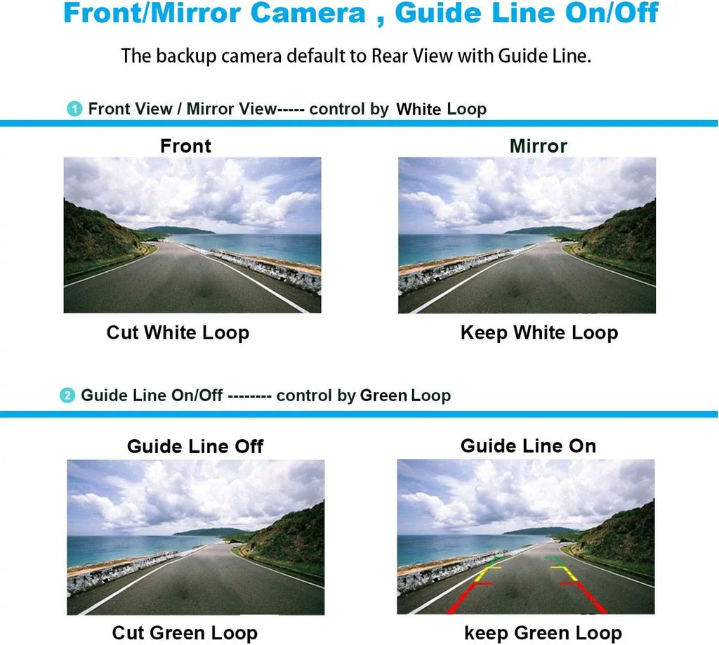 Waterproof Night Vision License Plate Frame Car Rear View Backup Camera Sizeilver