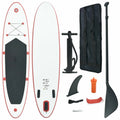 Andoer Paddle Board Sizeet Sizeurfboard Inflatable Red and Ivory