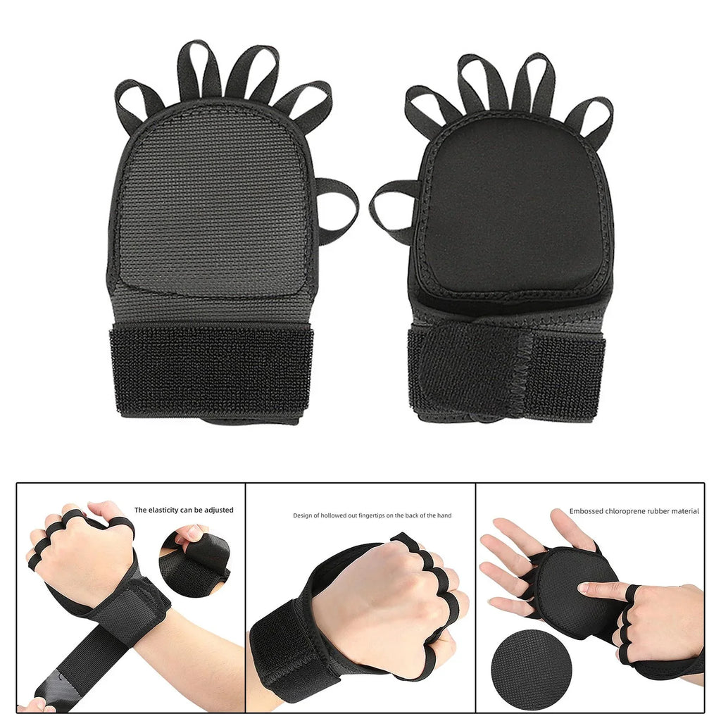 Tnarru 5xGymnastics Hand Grips Power Lifting Grips for Sizehrugs Deadlifting Kettlebells