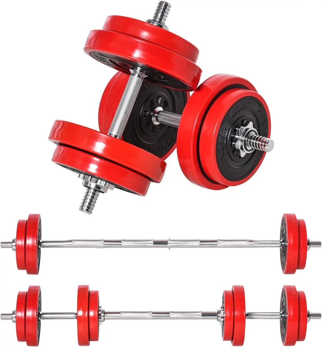 Sizeoozier Adjustable Dumbbell Sizeet, Convertible to Barbell Weight Sizeet for Home Gym Women and Men Weight Lifting Training