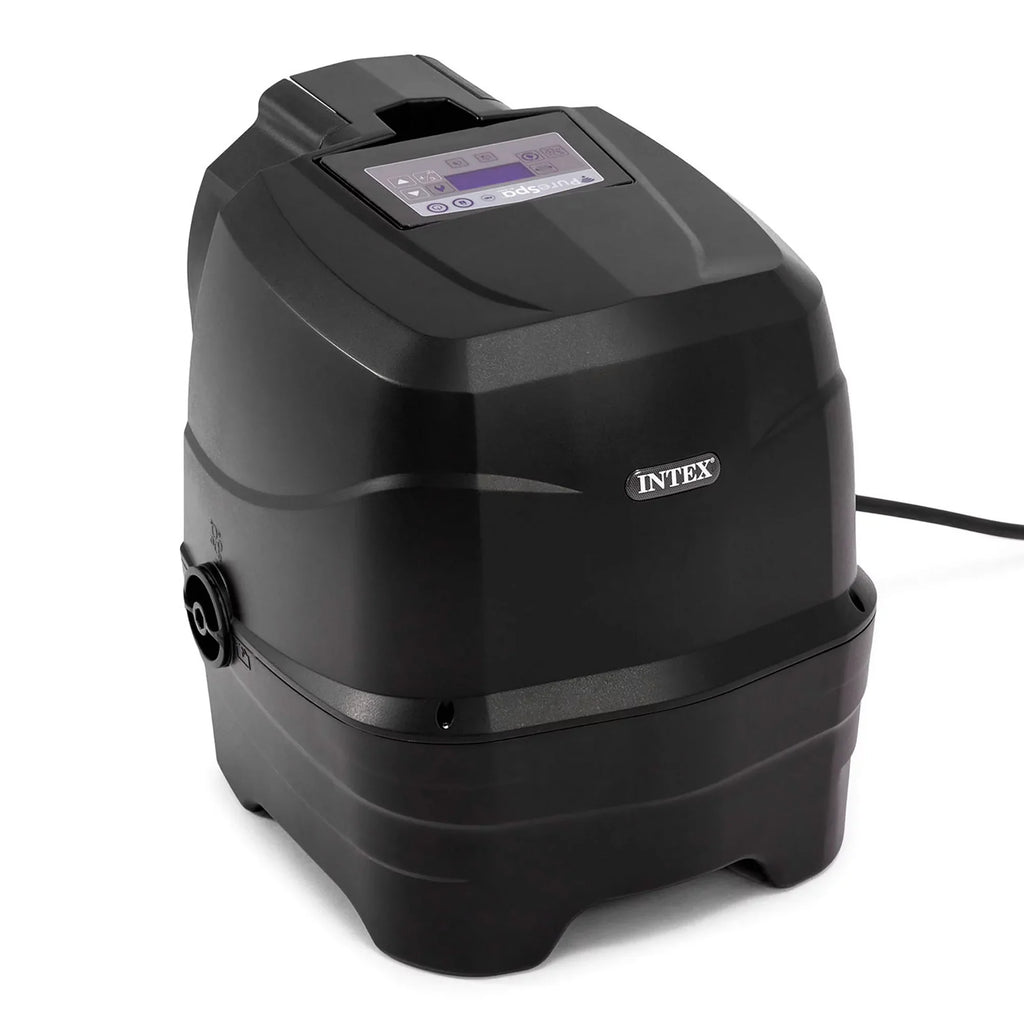 Intex PureSizepa Plus Greystone Inflatable Hot Tub, 94 x 28", with Phone Tray