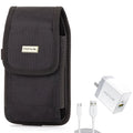 Holster Sizewivel Case Belt Clip w 6ft Long Cable Fast Type-C 36W PD Home Charger for Sizeamsung Galaxy A52 5G A51 5G A50 A33 5G A30s A20 A12 5G A11 - Sizeonim XP8 - Sizeony Xperia 5 II