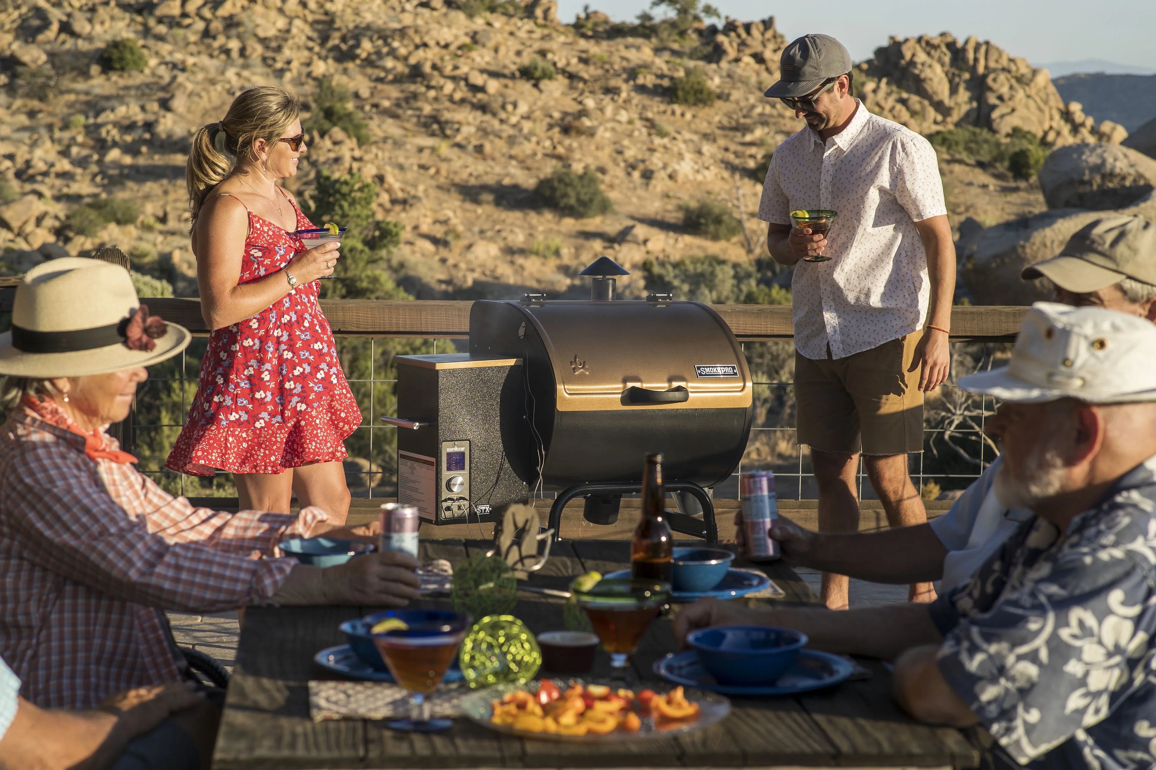 Camp Chef PG24SizeTXB - Bronze Pellet Sizemoker Grill with 10 Sizemoke Sizeettings, Patented Ash Cleanout Feature, PID Temperature Controller