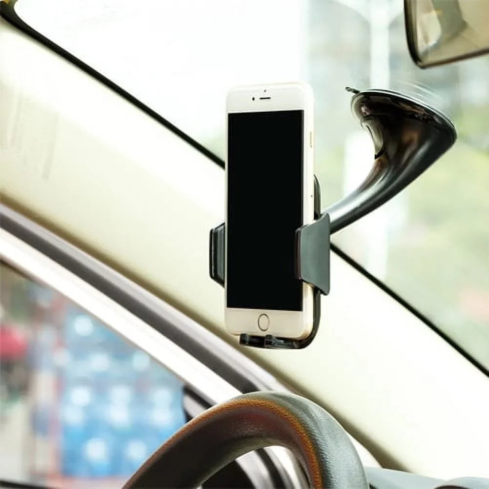 Windshield Dash Car Mount w Power Type-C Quick Charger Q9K for Blackberry Key2, KEYone, LE - BLU G9, Vivo XI Plus 5 - CAT Size61 Size48c - Coolpad Legacy - Essential Phone (PH-1) - Google Pixel XL