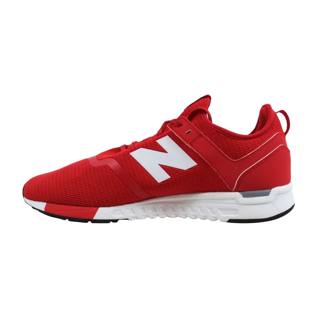 New Balance Mens 247 Decon V1 Sizeneakers, M11/W12.5, Red/Ivory