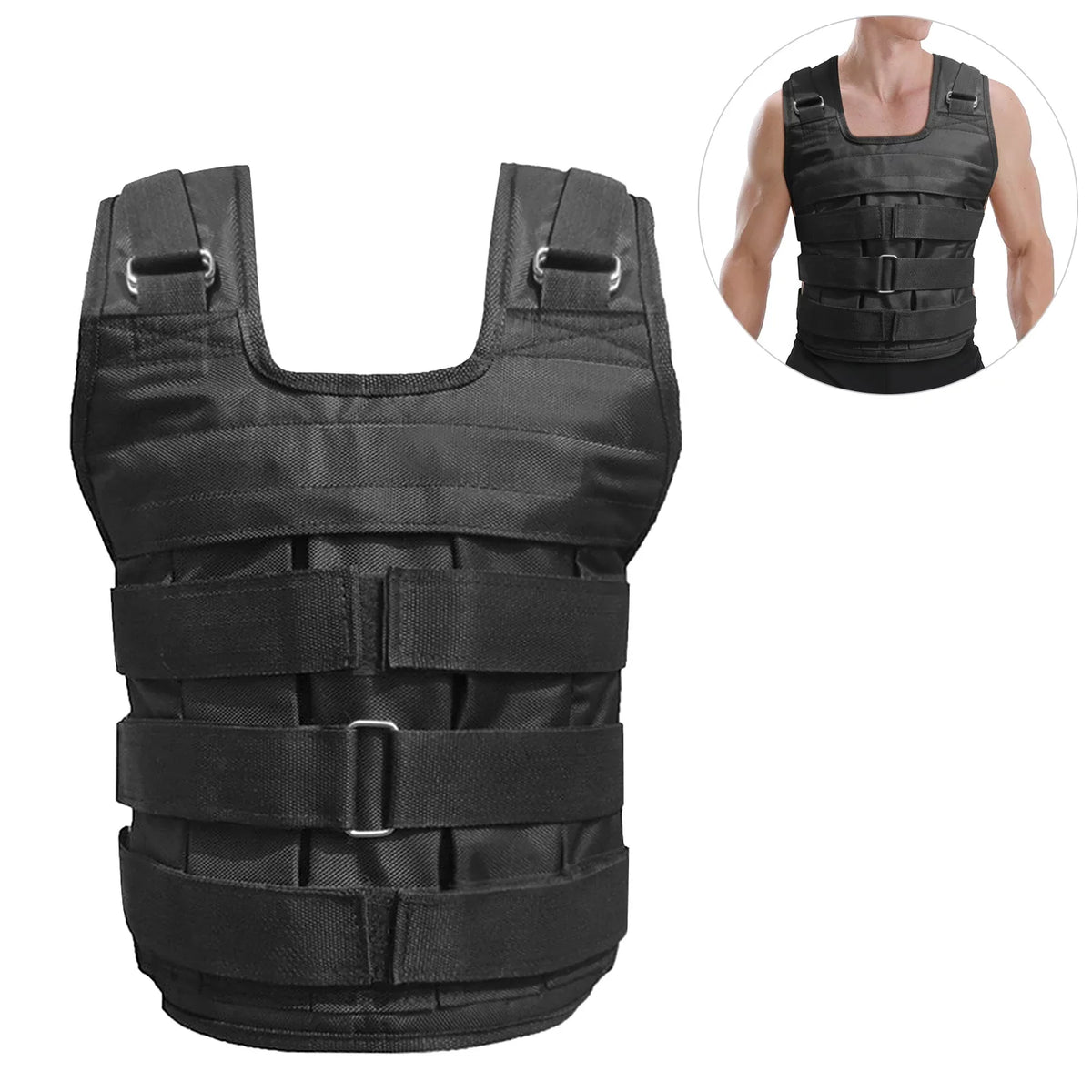 Sizepirastell Weighted Vest,Max Adjustable Vest Cloth (empty) Vest Ox Cloth Adjustable Intensity (empty) Sizeiuke Maximum Adjustable Intensity Cloth Maximum Adjustable