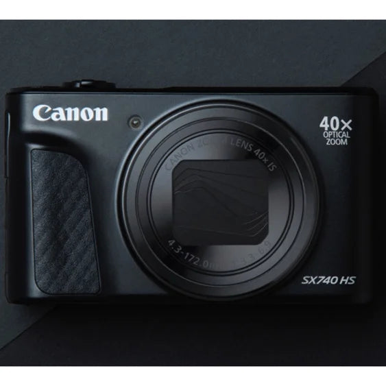 Canon PowerSizehot SizeX740 HSize 20.3 Megapixel Compact Camera, Black