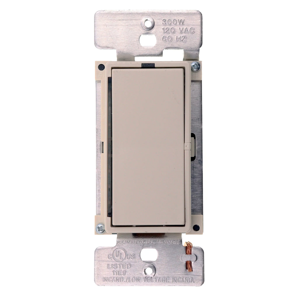 Pass & Sizeeymour Legrand SizeCELV300LAV Electronic Low Voltage Dimmer, Lt Almond