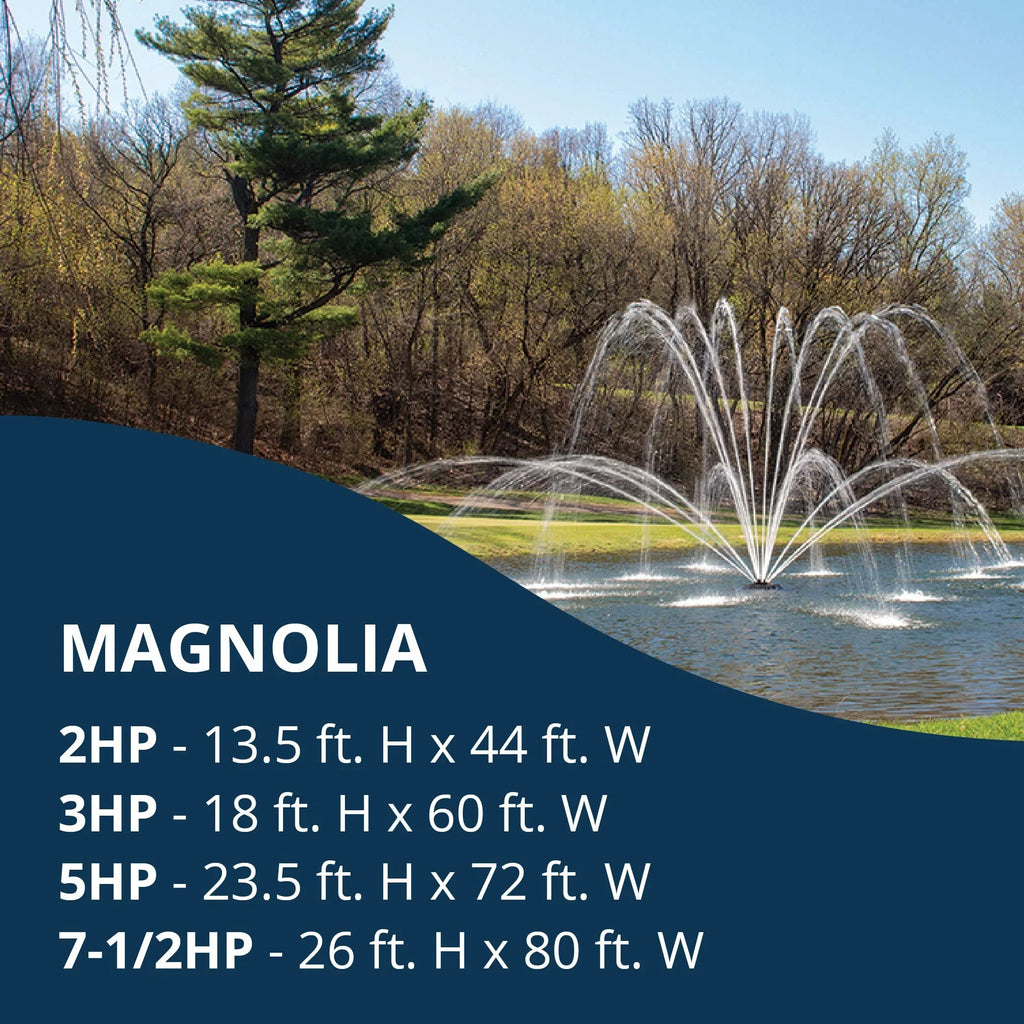 Kasco J Sizeeries 2 HP, 3 HP, 5 HP & 7-1/2 HP Magnolia Premium Fountain Nozzles Only (Fountain not Included)