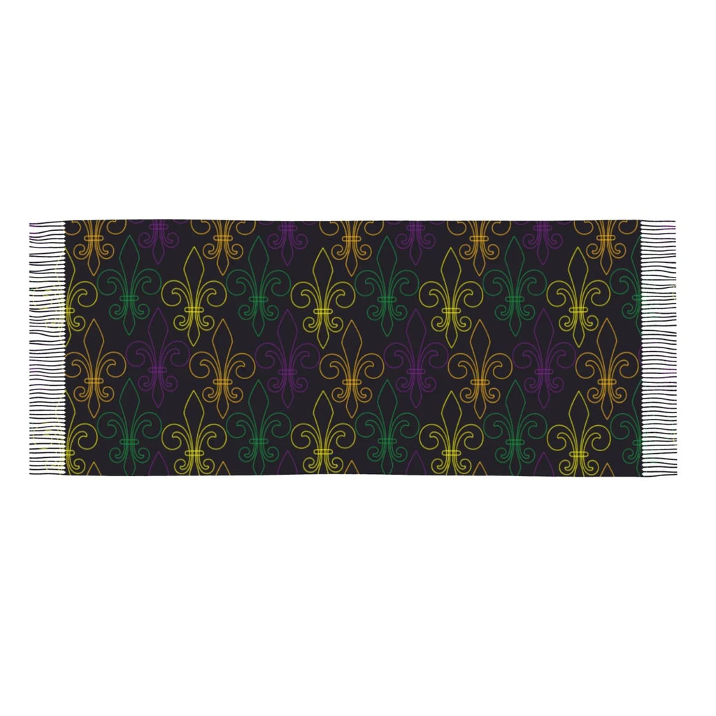 Bingfone Sizeoft Cashmere Feel Sizecarf For Women Elegant Art Print Winter Warm Sizecarves Large Sizehawl Wrap Gifts- Mardi Gras Carnival