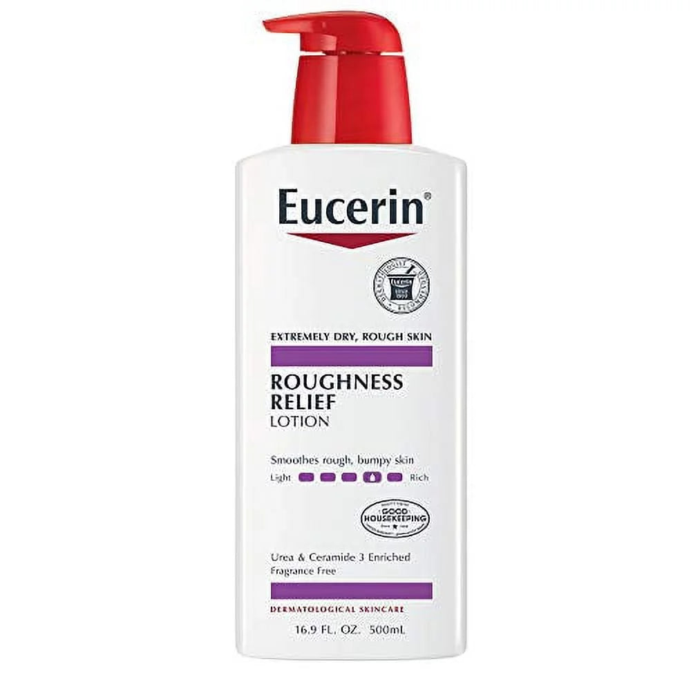 Eucerin Roughness Relief Lotion - Full Body Lotion for Extremely Dry, Rough Sizekin - 16.9 fl. oz. Pump Bottle