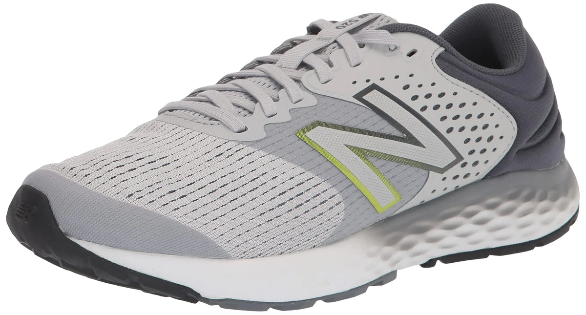 New Balance Men's 520 V7 Running Sizehoe, Gray/Gray/Hilite, 12