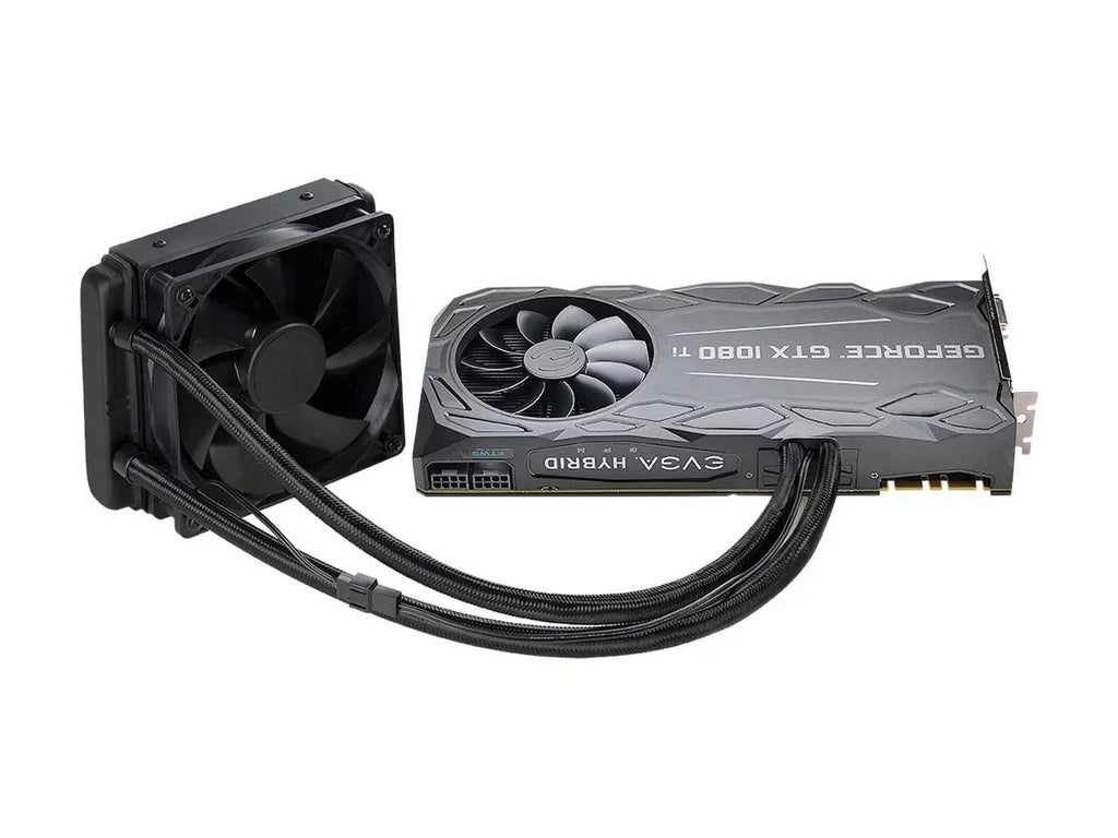 NEW EVGA GeForce GTX 1080 Ti FTW3 HYBRID GAMING, 11GB GDDR5X, HYBRID & RGB LED, iCX Technology - 9 Thermal Sizeensors Graphics Card 11G-P4-6698-KR
