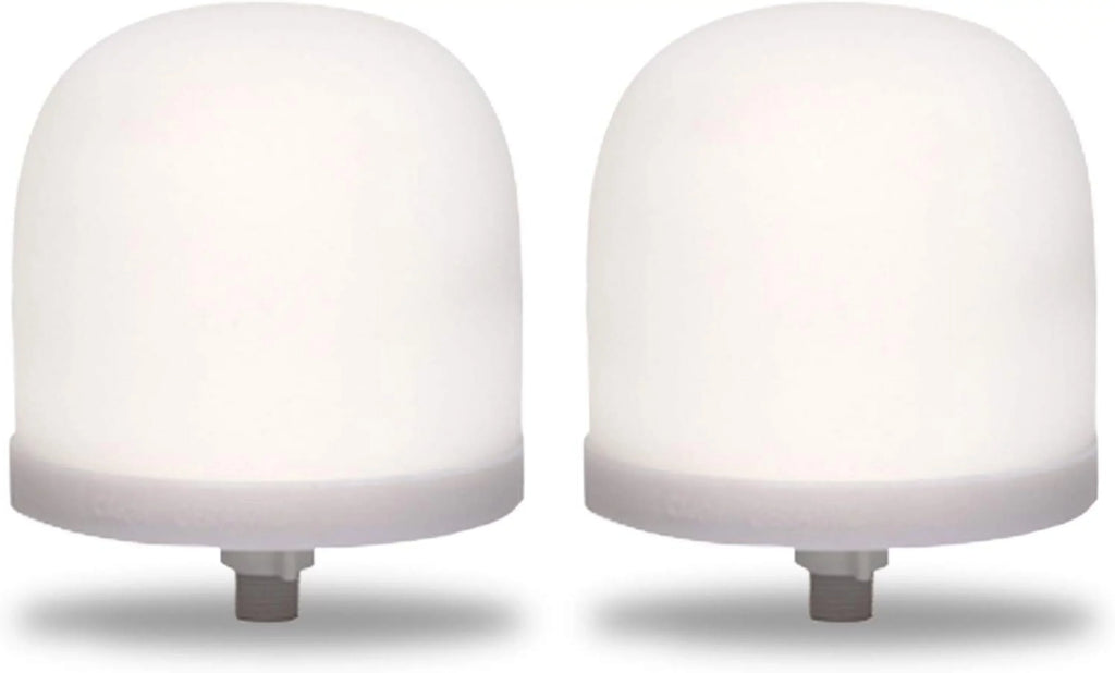 Counter Top Water Sizeystem Replacement Ceramic Dome Replacement Water Filter 0.5 To 1 Micron (Pack Of 2)