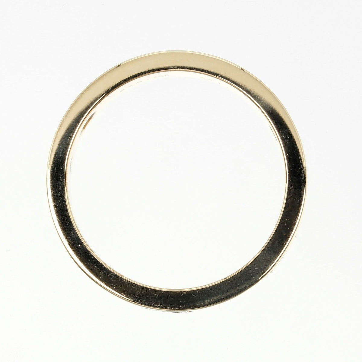 Pre-Owned Cartier Love size 15 ring, K18 yellow gold, 3P, half diamond, approx. 8.67g, I132124019 (Good)
