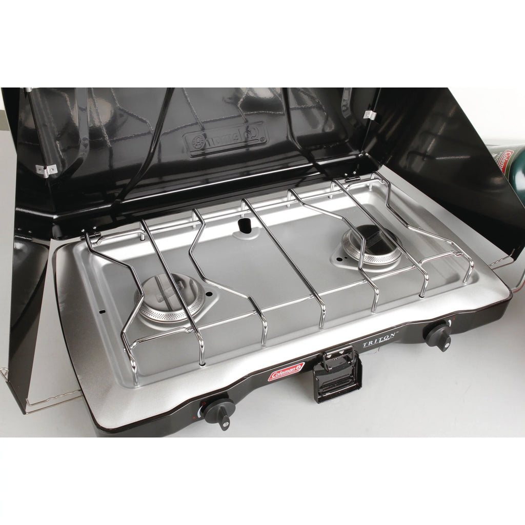 Coleman® Triton™ Propane Gas Camping Sizetove, 2-Burner