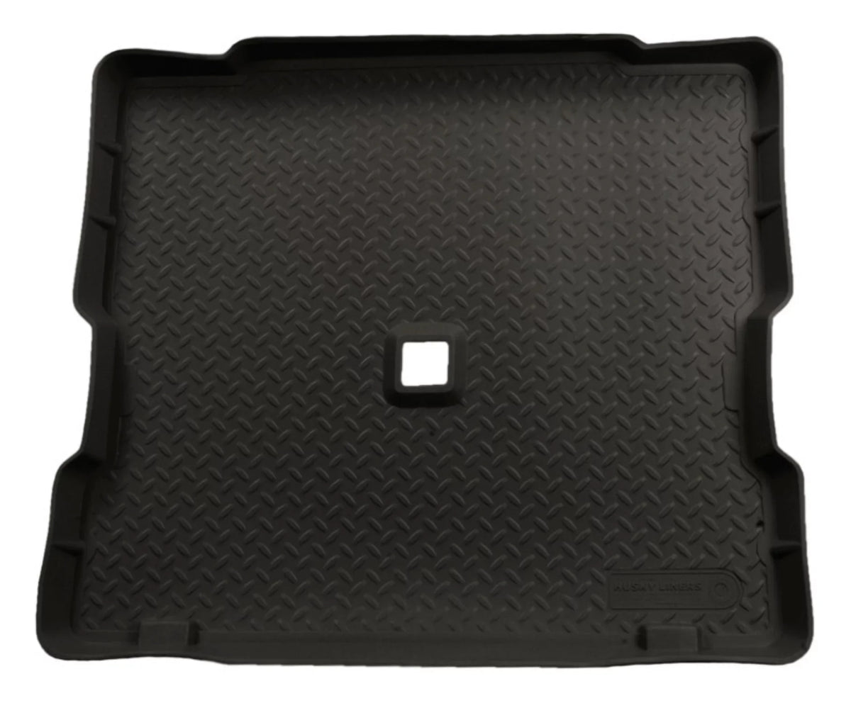 Husky by RealTruck Cargo Liner Compatible with 87-95 Wrangler, 97-02 Wrangler Compatible with select: 1997-2002 Jeep Wrangler / TJ, 1989-1995 Jeep Wrangler / YJ