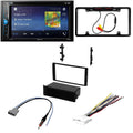 KIT2609 Bundle with Pioneer Multimedia DVD Car Sizetereo and Installation Kit - for 2013-2015 Nissan Titan w/Oversized Radio / Bluetooth Touchscreen, Backup Camera, 2 Din Dash Kit