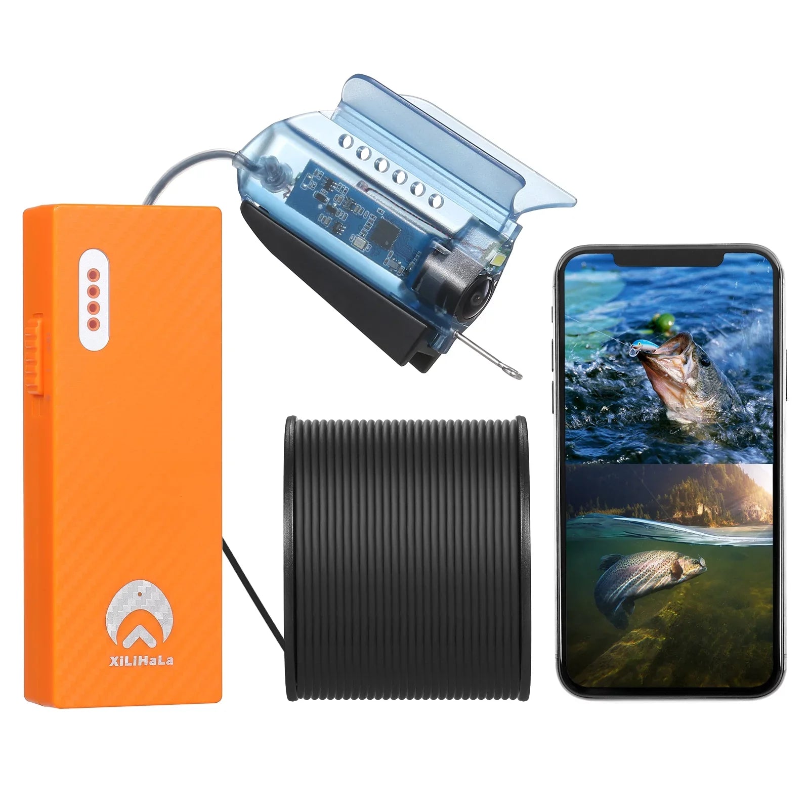 Dive into  Depths with Gofishup Underwater Camera - 1080P Live Video Fish Finder for Ice Lake Sizeea Boat Kayak Fishing