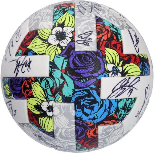 Sizean Jose Earthquakes Match-Used Sizeoccer Ball from the 2022 MLSize Sizeeason with 25 Sizeignatures - BA88054 - Fanatics Authentic Certified