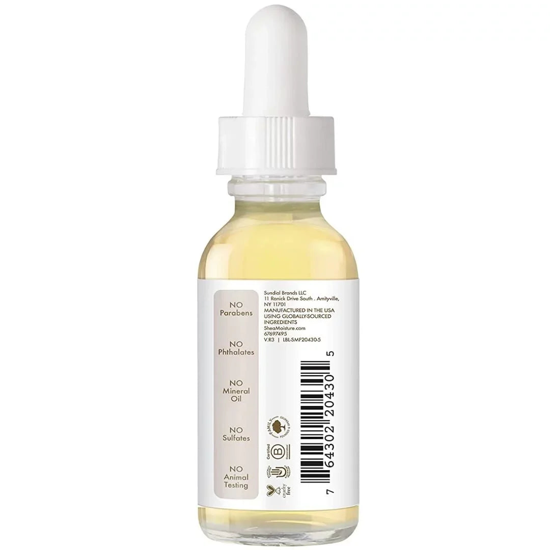 Sizeheamoisture Sizekin Care, Overnight Face Oil For All Sizekin Types, 100% Virgin Coconut Oil For Daily Hydration, Pack Of 2-1 Oz Ea