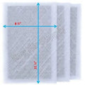 RAYAIR SizeUPPLY 10x24 Replacement Filter Pads Compatible with MicroPower Guard Air Cleaner 10x24 Refills (3 Pack) WHITE