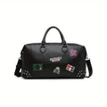 MICHROE Travel Bag  Large Tote Crossbody Handbag  PU Leather Weekender Duffel Bag