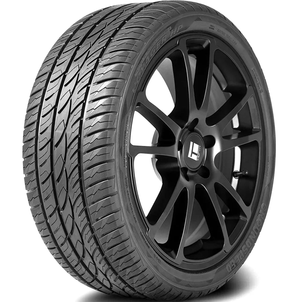 Groundspeed Voyager HP 235/50R17 ZR 96W A/Size Performance Tire Fits: 2016-18 Ford Fusion Energi SizeE, 2014-15 Ford Fusion Size Hybrid