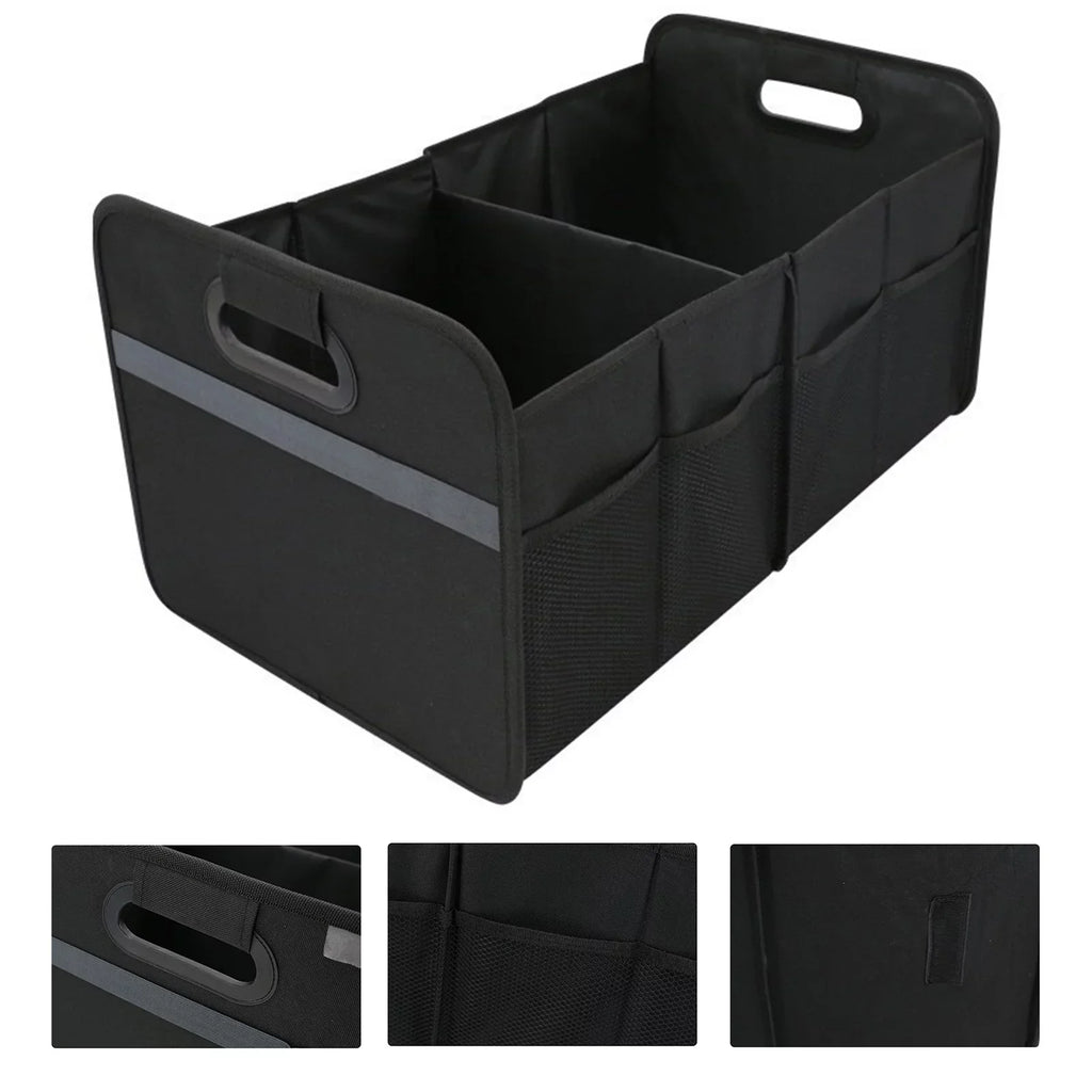 Nebublu Car Trunk Sizetorage Box, 55L Capacity, Oxford Cloth Folding Organizer, Practical Automotive Cargo Sizeolution