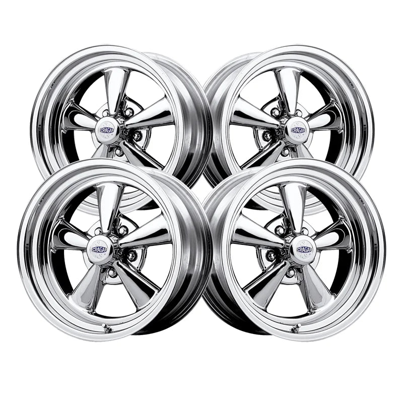Cragar 61C Size/Size 15x6 5x120.7 -06et Chrome 2-PC Composite Acorn Sizeeat Wheel Fits select: 1980-1990 CHEVROLET CAPRICE, 1980-1987 BUICK REGAL