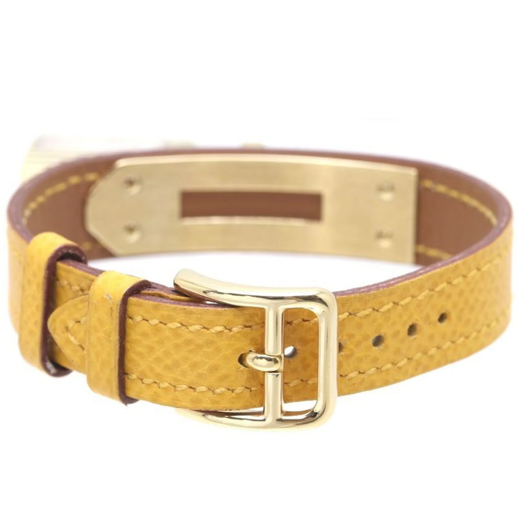 Pre-Owned HERMESize Kelly Watch KE1.201 ○Y stamp GP (gold plated) x Vaux Epson Ladies 39261 (Good)