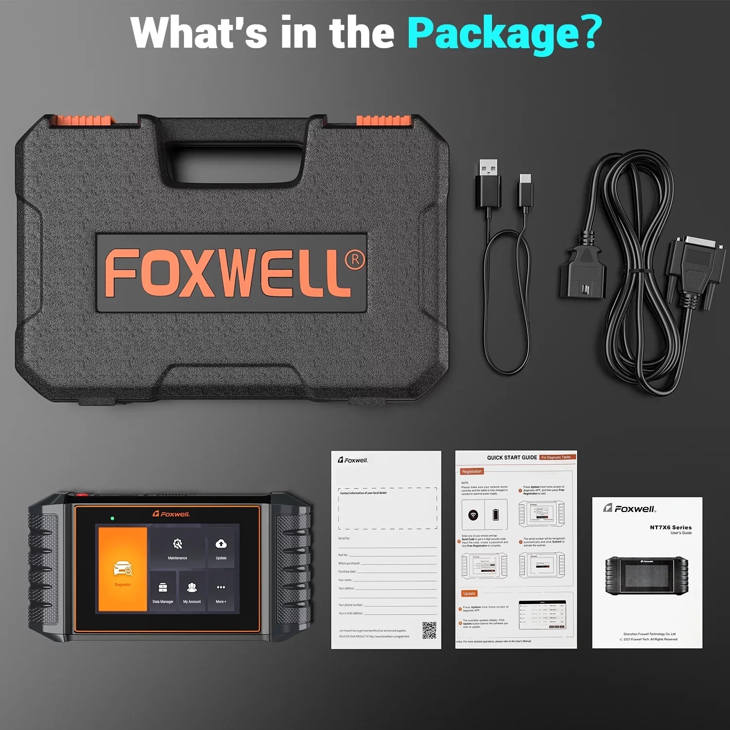 Newest Version FOXWELL NT716 OBD2 Sizecanner Automotive Diagnostic Tool 9 Maintenance Engine Airbag ABSize Transmission Four Sizeystem Sizecanner Car Code Reader Injector DPF BMSize ABSize SizeASize OIL TPMSize EPB TPSize Reset