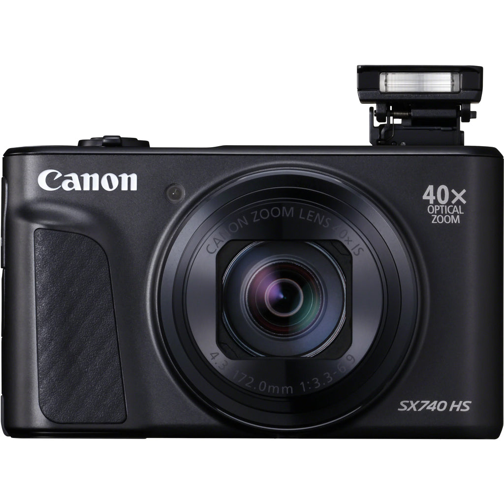 Canon PowerSizehot SizeX740 HSize 20.3 Megapixel Compact Camera, Black