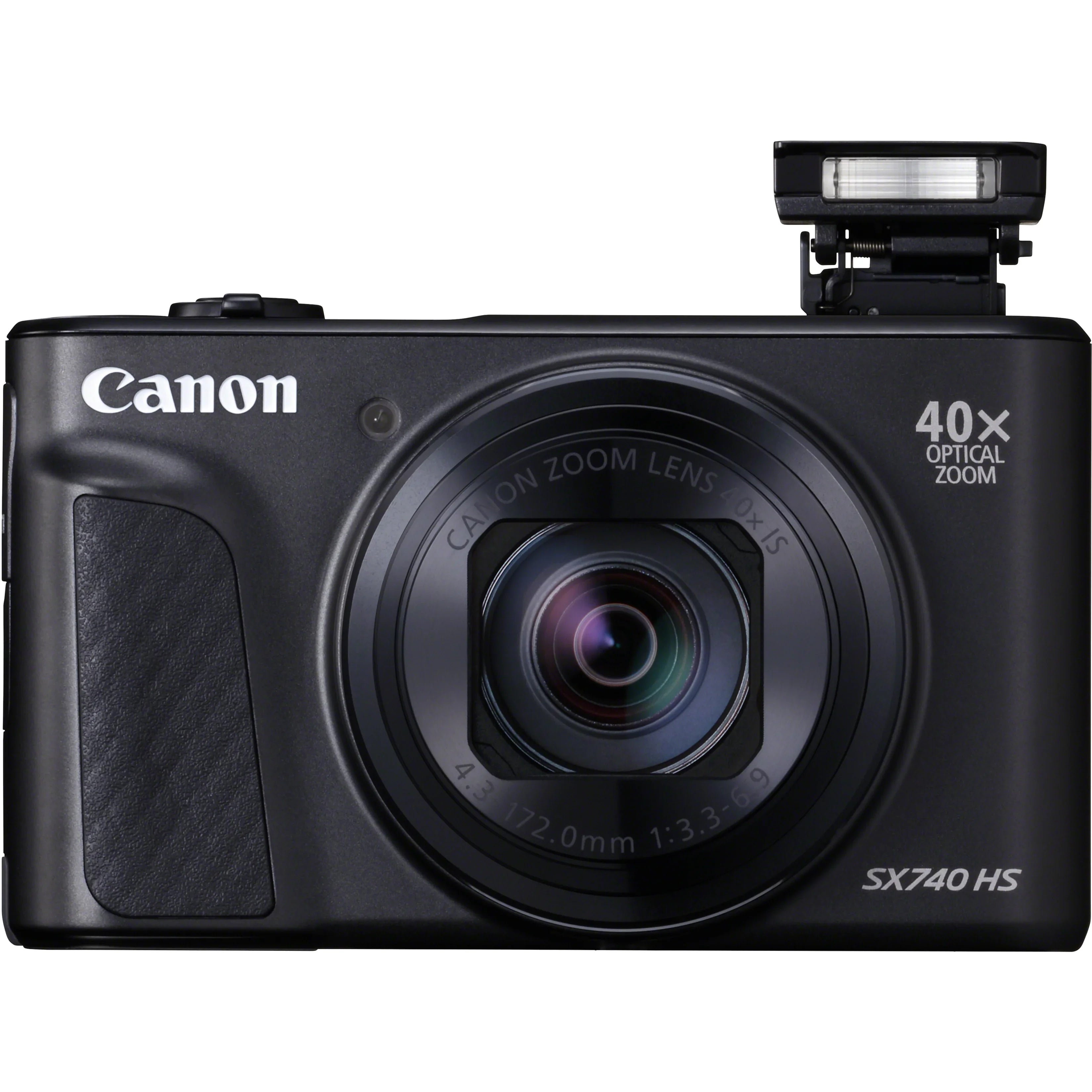 Canon PowerSizehot SizeX740 HSize 20.3 Megapixel Compact Camera, Black